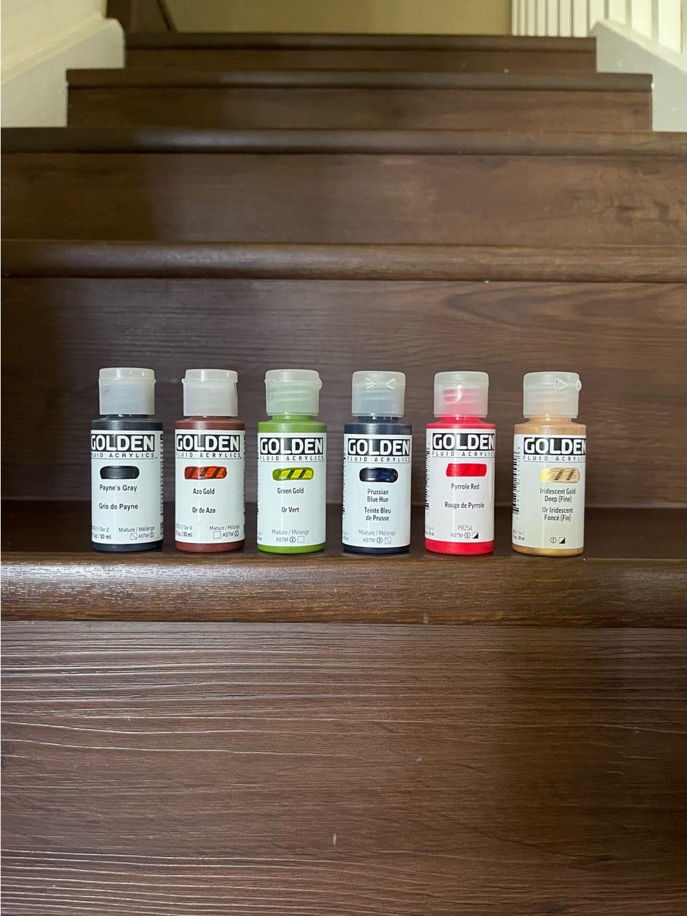 GOLDEN Acrylic Paint Set - Multi Color (6 Colors)